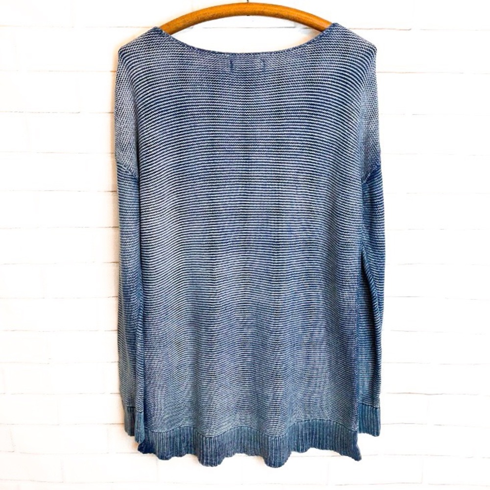 Treasure Bond • Navy Blue Ribbed Sweater - Picture 2 of 9